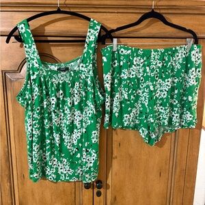 Women's Simply Vera Vera Wang 2-Piece Tank & Shorts - XL